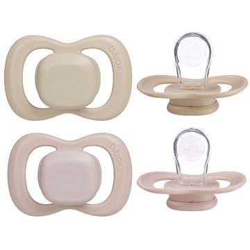 

B.Box Dudlíky silikonové 6m+ 2 ks blush/latte