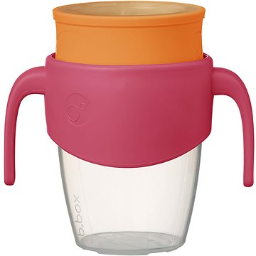 

B.Box 360° netekoucí učící hrneček 250 ml růžová/oranžová