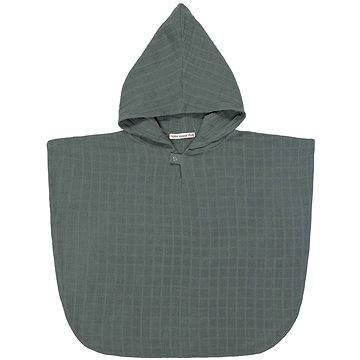 

Lässig Muslin Poncho petrol green
