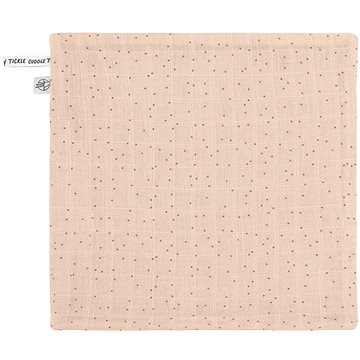 

Lässig Muslin/Terry Washcloth dots peach rose