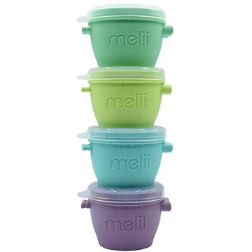 

Melii Silikonové kelímky na potraviny Snap&Go 118 ml - 4 ks