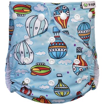 

T-TOMI Kapsová plena na patentky Air balloons