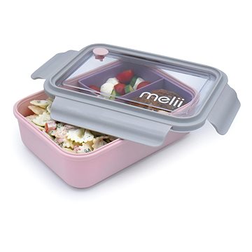 

Melii Bento Box krabička na svačinu růžová