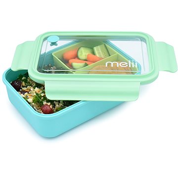 Melii Bento Box krabička na svačinu růžová