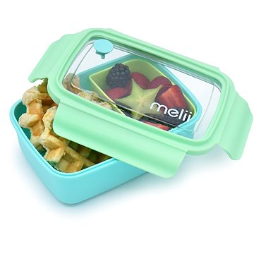 Melii Bento Box krabička na svačinu modrá