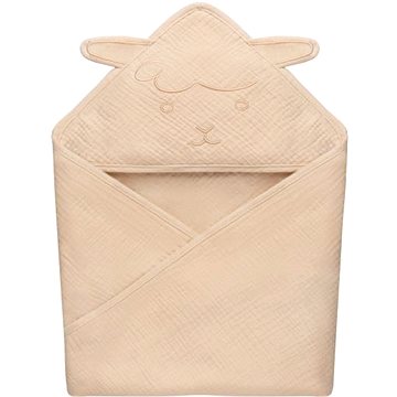 

Lionelo Muslin Hooded Towel Beige Sand