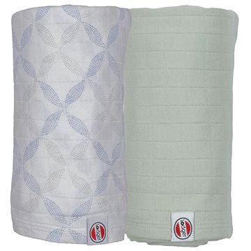 

Lodger Swaddler Solid Matcha Peppermint/Blue Fogg