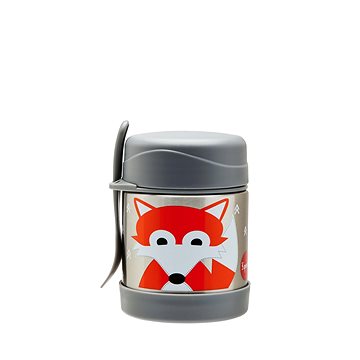 

3 Sprouts Stainless Steel s vidličkou Fox Gray