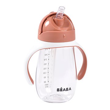 

Beaba Hrnek s brčkem 300 ml Terracotta