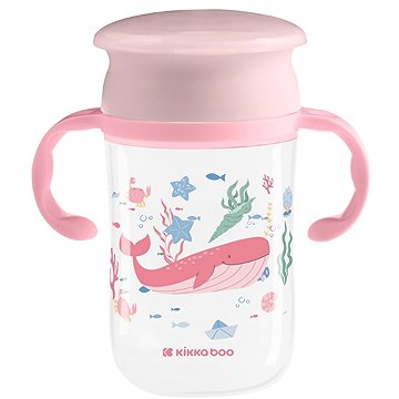 

KikkaBoo Hrnek trénovací 360° Deep Sea Pink