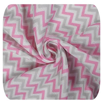 

Xkko Bambusová osuška 90×100, Scandinavian Baby Pink Chevron