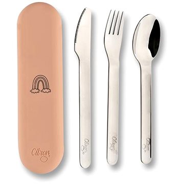 

Citron Set příborů s pouzdrem Blush Pink