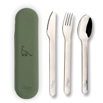 

Citron Set příborů s pouzdrem Green