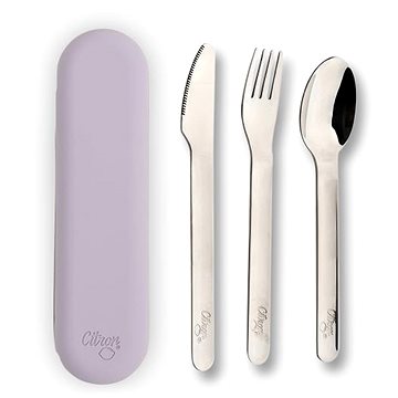 

Citron Set příborů s pouzdrem Purple