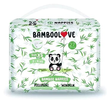 

Bamboolove Bambusové pleny vel. XS (27 ks)