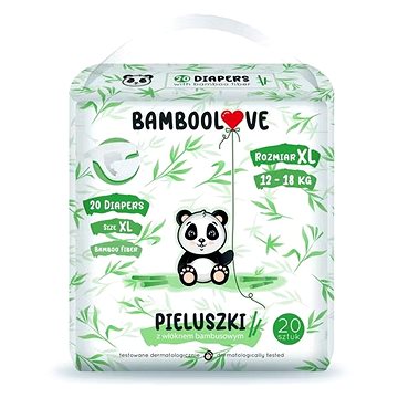 

Bamboolove Bambusové pleny vel. XL (20 ks)