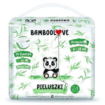 

Bamboolove Bambusové pleny vel. M (24 ks)