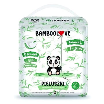 

Bamboolove Bambusové pleny vel. L (21 ks)