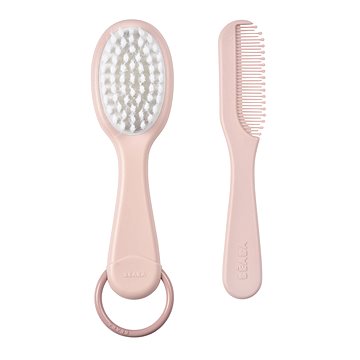 

Beaba Dětský kartáč a hřeben Old Pink