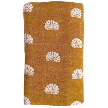

OB Designs Mušelínová plenka Shell Print - Ginge
