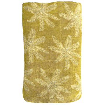 

OB Designs Mušelínová plenka Palm Print - Pear
