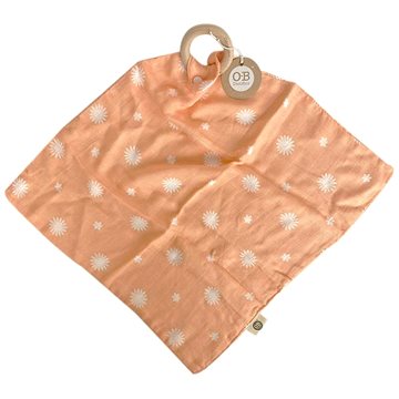 

OB Designs Plenka s kroužkem Daisy Print 40 × 40 cm - Peach