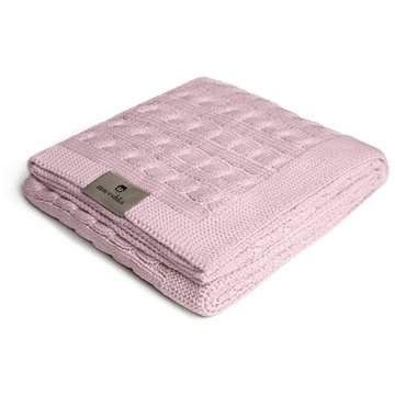 

Maceshka bavlněná pletená copánek, Pink