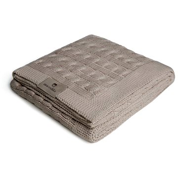 

Maceshka bavlněná pletená copánek, Coffee