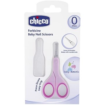 

CHICCO Nůžky s kulatou špičkou růžová