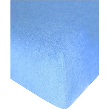 

4sleep froté prostěradlo nepropustné s gumičkou, 70 × 140 - Modré