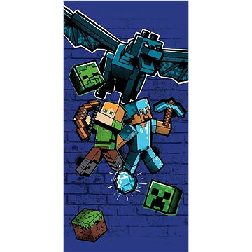 

JERRY FABRICS Minecraft Metro Art Survive 70 × 140 cm