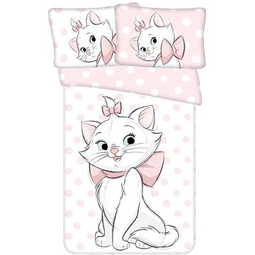 

JERRY FABRICS Disney Marie Cat Dots 03 baby 100 × 135 cm