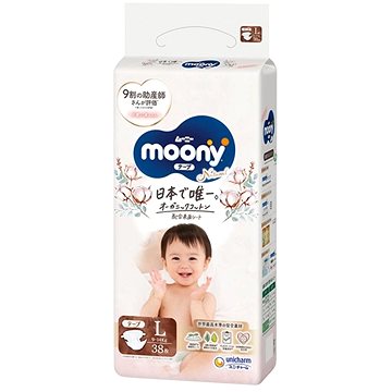

Dětské pleny Moony Natural “L” 9-14 kg