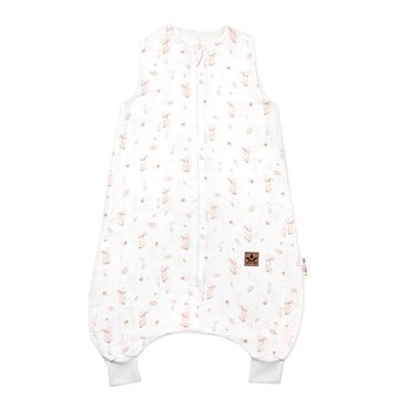

Baby Nellys Mušelínový spací vak s nohavičkami Goose Soft 70 cm, bílý