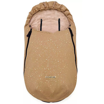 

Pinkie fusak shine gold camel-lehký podélné otvory