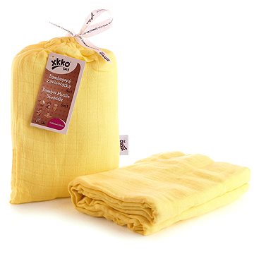 

XKKO BMB Bambusová zavinovačka 120 × 120 - Lemon + klipy na kočárek