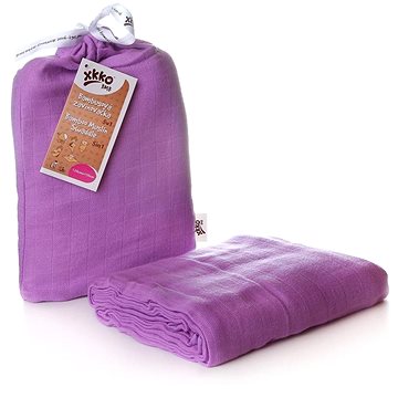 

XKKO BMB Bambusová zavinovačka 120 × 120 - Lilac + klipy na kočárek