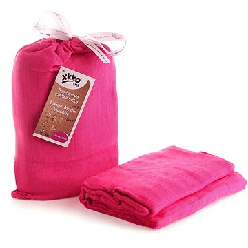 

XKKO BMB Bambusová zavinovačka 120 × 120 - Magenta + klipy na kočárek