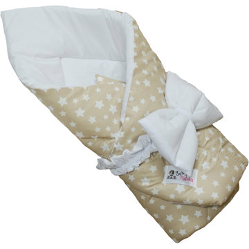 

BabyTýpka Zavinovačka stars beige