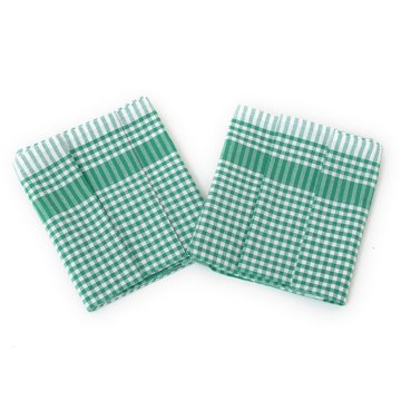 

Bade Home Utěrka PAR 45 × 65 cm, zelenobílá kostka, 3 ks