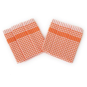 

Bade Home Utěrka PAR 45 × 65 cm, oranžovobílá kostka, 3 ks