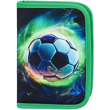 

BAAGL Školní penál jednopatrový Fotbal Míč zelený