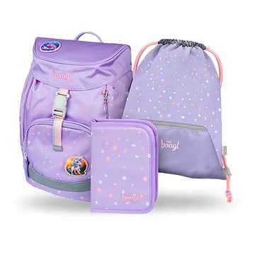

BAAGL 3 SET Airy Mazlíčci: batoh, penál, sáček