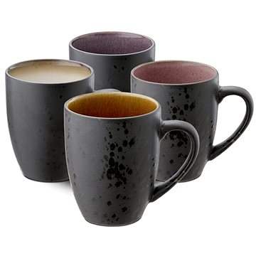 

Bitz Sada 4 hrnků s ouškem Black