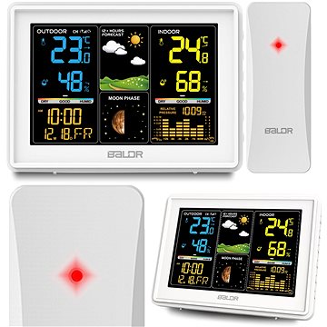 

BALDR Meteostanice BD-907, bílá