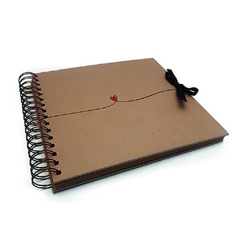 

Baloušek Tisk Album/Scrapbook, 210 × 210 cm, kraft, srdce