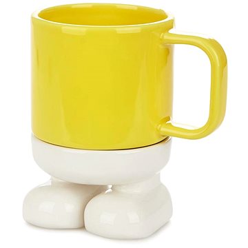 

BALVI Hrnek s miskou Mr. Standy 27586, 300 ml, žlutý