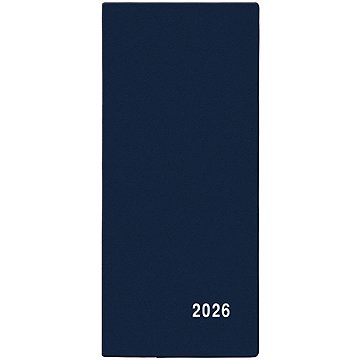 BALOUŠEK TISK Xenie PVC měsíční 2026, modrá, 7,9 × 17,9 cm