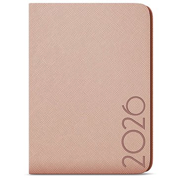 BALOUŠEK TISK Zoro Tora týdenní 2026, pudrový, A5, 14,3 × 20,5 cm