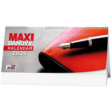 BALOUŠEK TISK Maxi daňový 2026, 30 × 15 cm